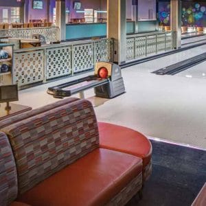 Moderne bowlingusaal
